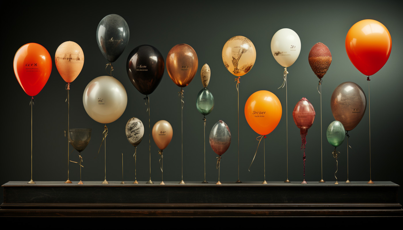 L'histoire des ballons publicitaires hélium et leur évolution dans le temps.
